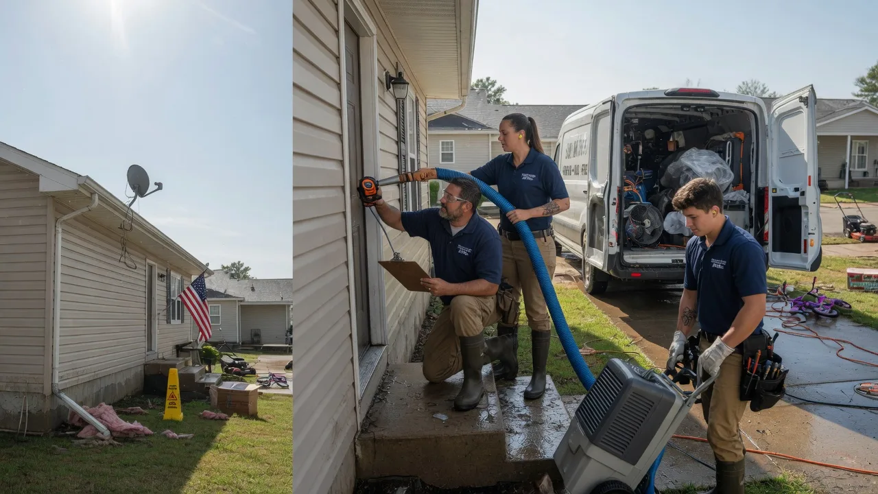 Ceiling Water Damage Restoration in Bunceton, MO near me